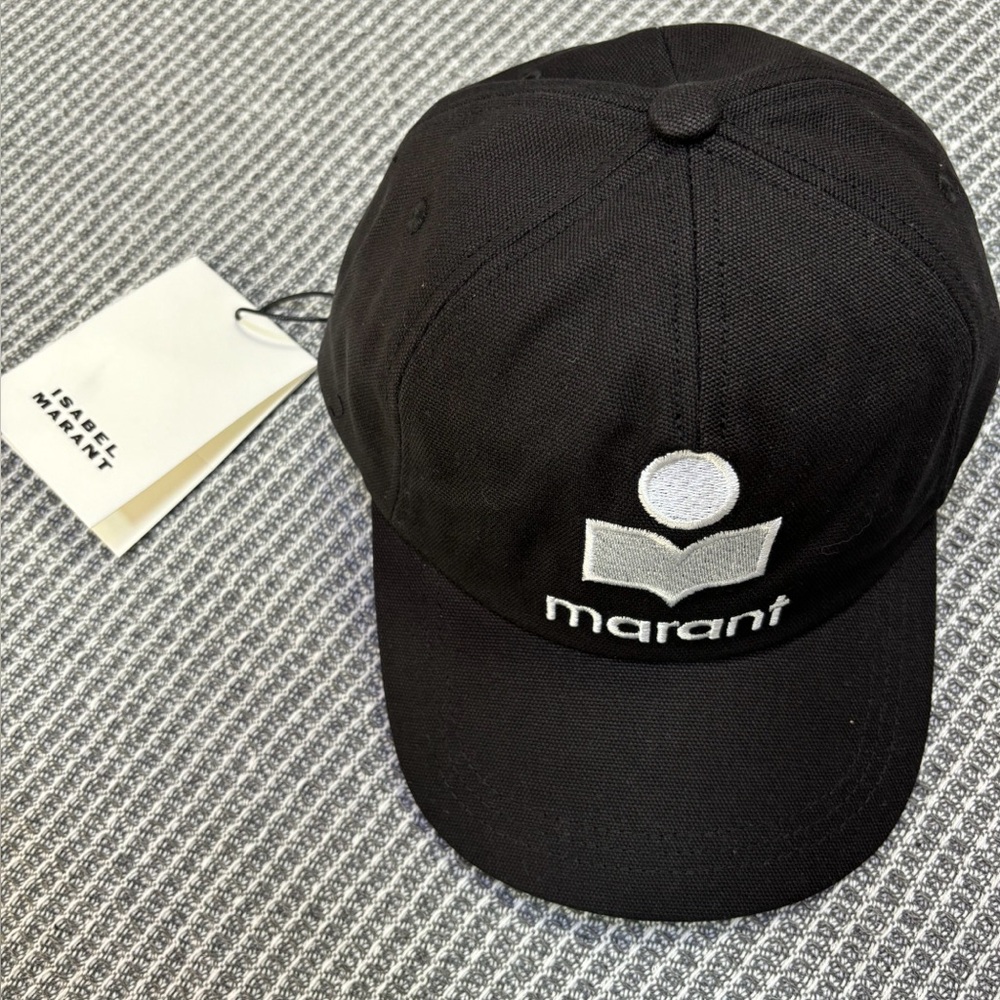 Isabel Marant Logo Black Cap